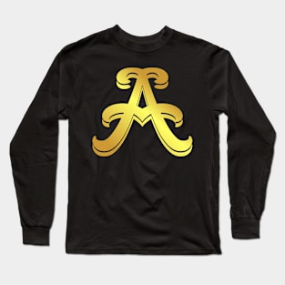 A gold Long Sleeve T-Shirt